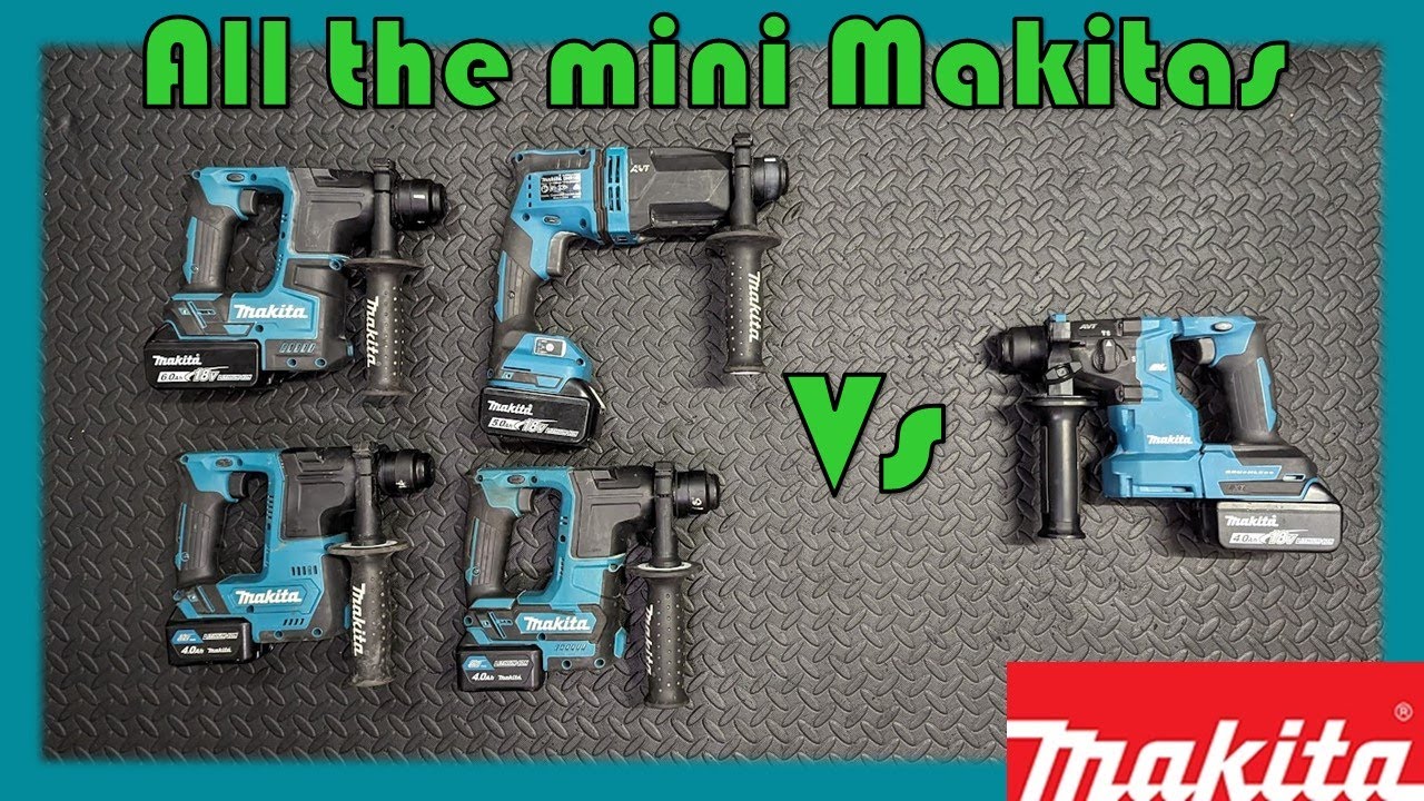 Разборки перфораторов Mini Makita (DHR183 против остальных)