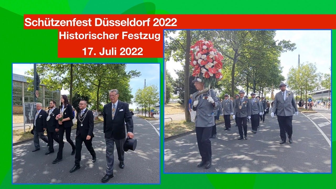 Düsseldorfer Schützenfest 2022 - Historischer Umzug vom 17. Juli 2022