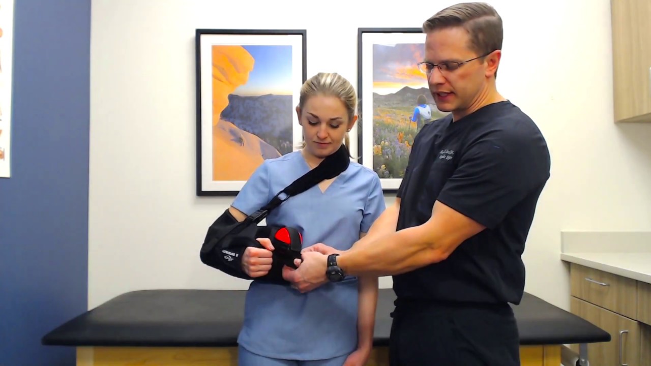 Postop Upper Extremity Sling Application and Instructions with Dr. Nathan Faulkner and Cara Cohn PAC