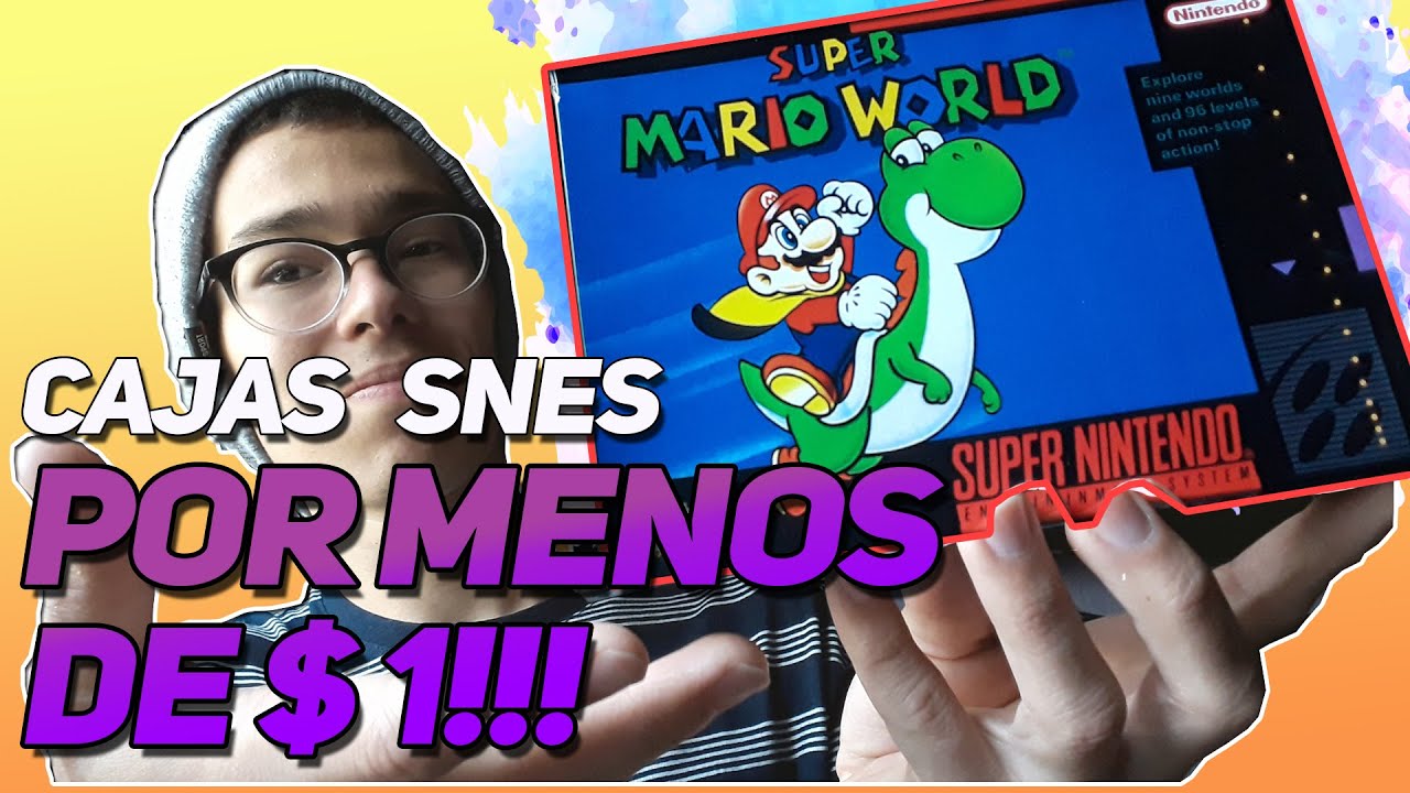 COMO hacer cajas de SUPER NINTENDO con menos de 1  DOLAR!!!