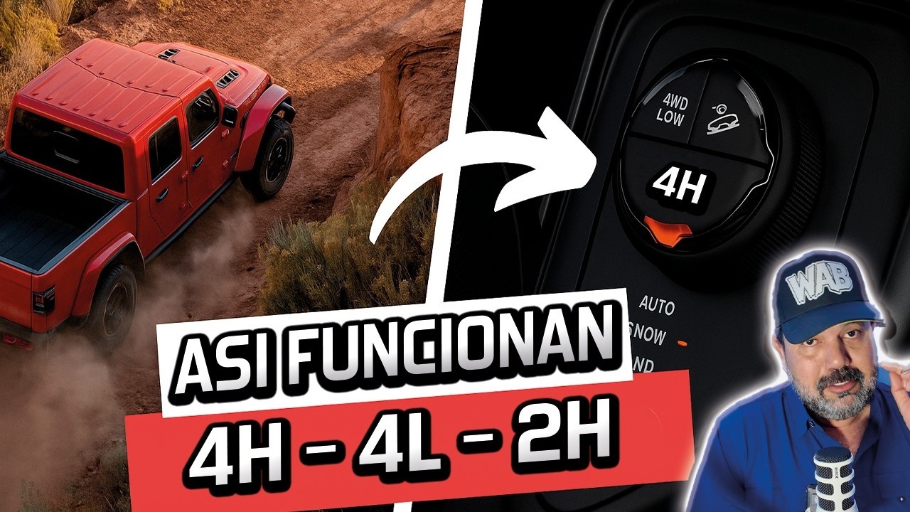 👉 ¿CUÁNDO USAR 4H y 4L en tu 4x4? 🚙 | Guía Off-Road Fácil y Rápida