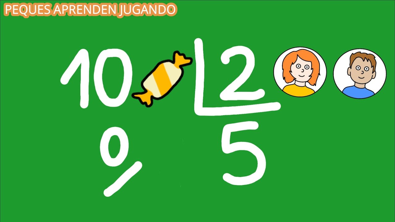 La divisi&oacute;n para ni&ntilde;os  Video para aprender a dividir f&aacute;cil  De Peques Aprenden Jugando