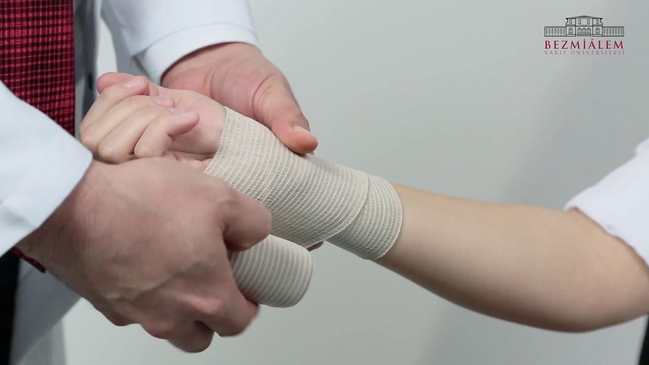 El Bileği ve Ön Kola Elastik Bandaj Yapma
