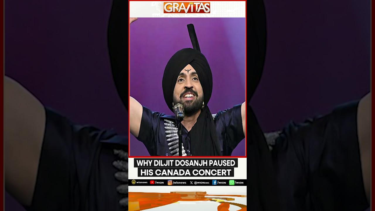Pro-Khalistani Flags At Dosanjh's Concert | GRAVITAS | WION