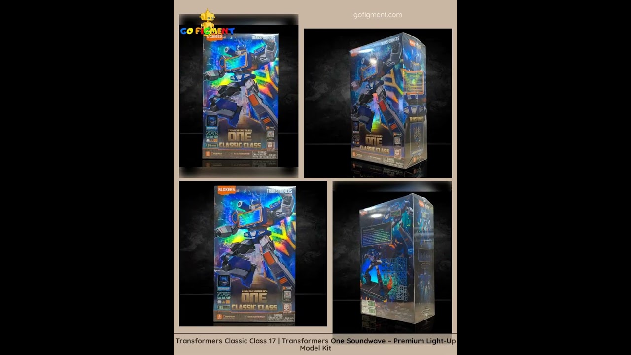 Transformers Classic Class 17 | Transformers One Soundwave – Premium Light-Up Model Kit