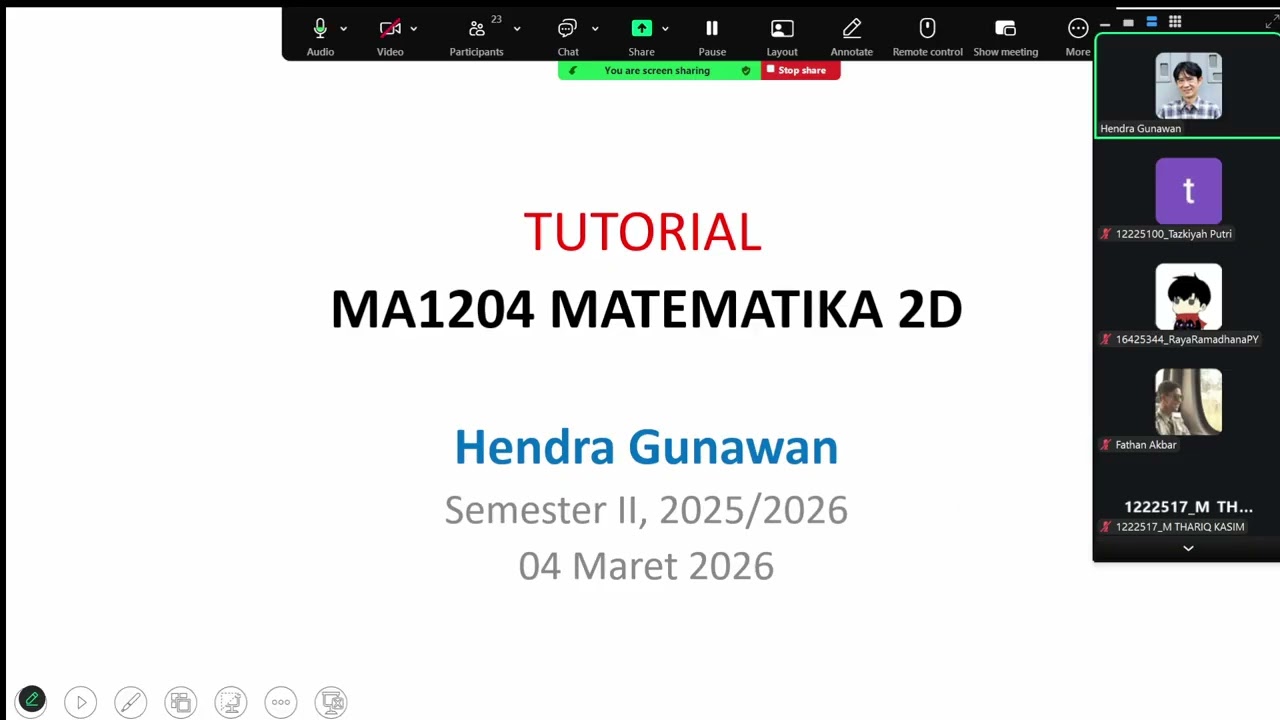 KALKULUS | Tutorial MA1204: Integral Tak Wajar Tipe II