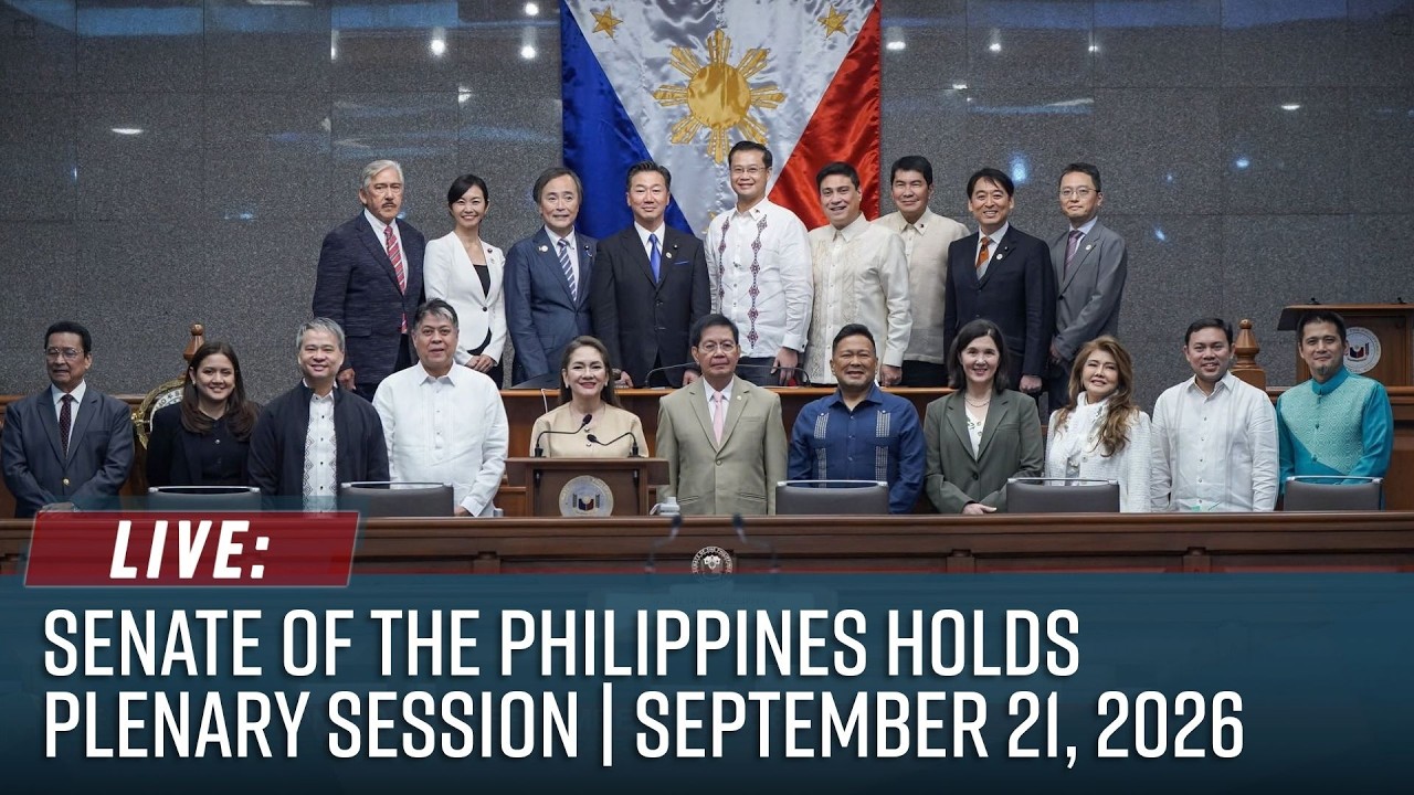 LIVE: Senate of the Philippines holds plenary session | ABS-CBN News (September 21, 2026)