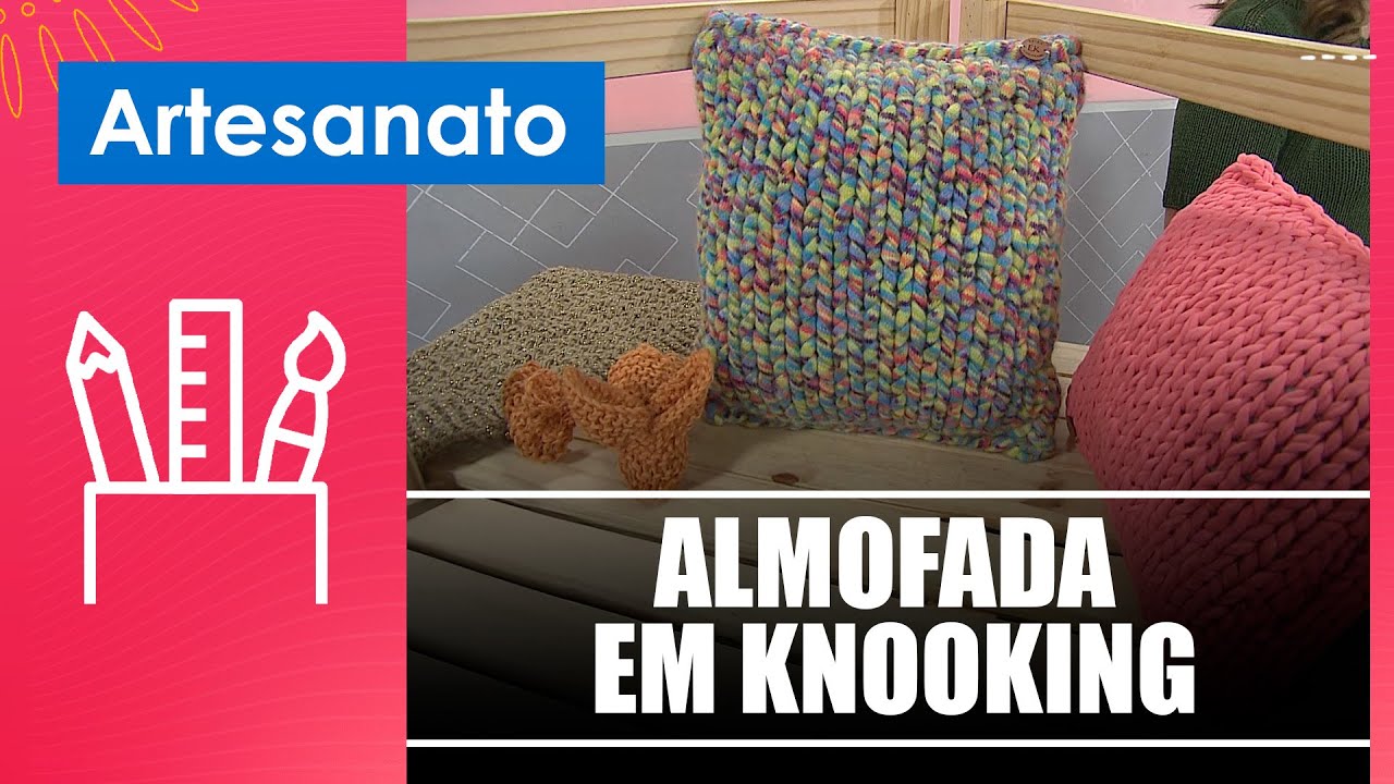 Aprenda a fazer almofada em knooking com a artesã Erika Kawakami – 26/03/25