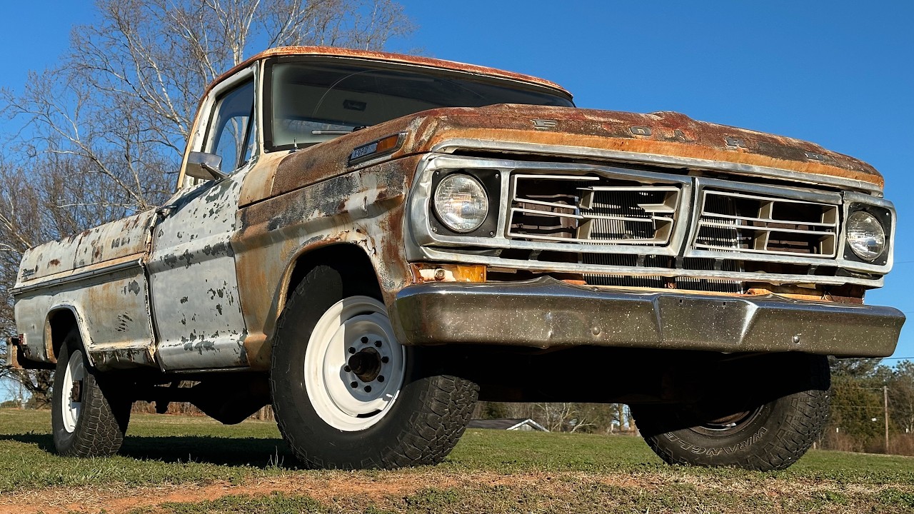 1972 F250 | Abandoned Farm Truck Pt. 2 | No Commentary