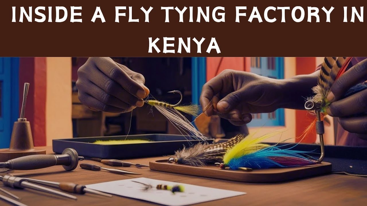 BEHIND THE SCENES of our fly tying factory | FACTORY TOUR IN KENYA
