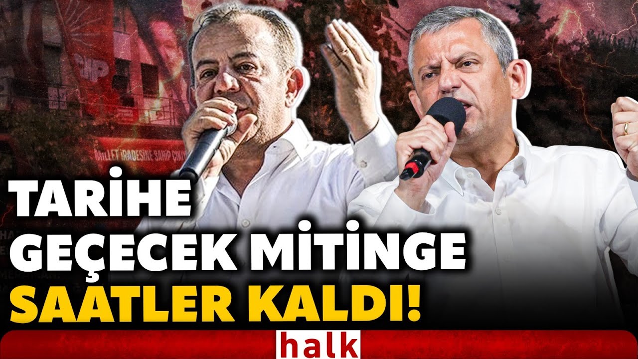 CHP TARİHİ MİTİNGE HAZIR! &Ouml;zg&uuml;r &Ouml;zel, Bolu'yu yıkıp ge&ccedil;ecek! İşte miting alanındaki son durum...