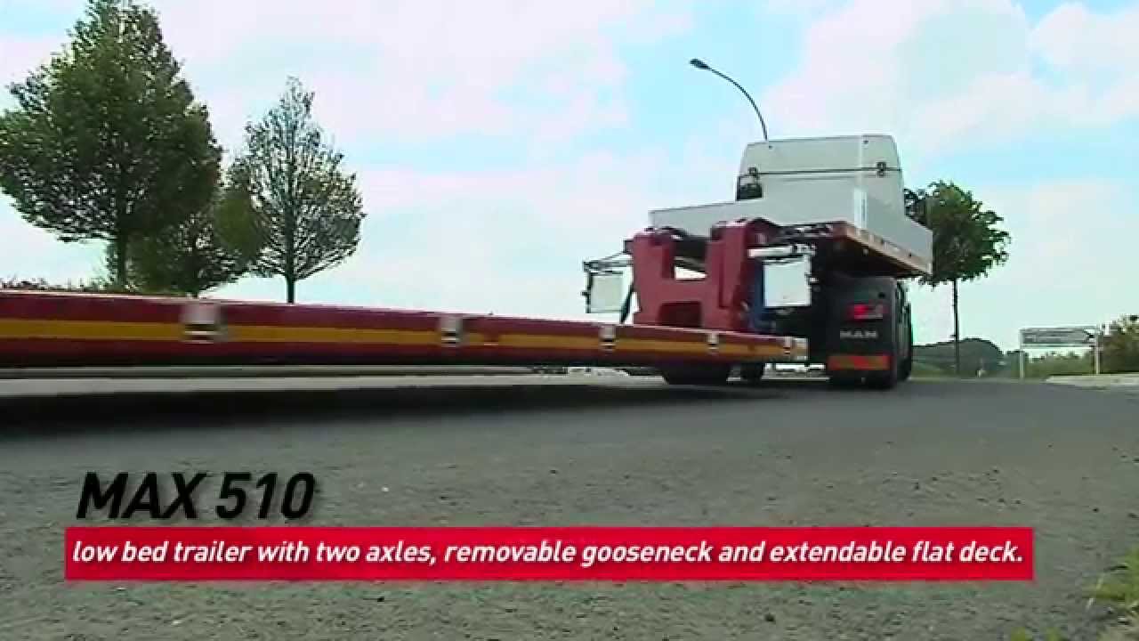MAX510 naczepa typu tiefbett Trailer