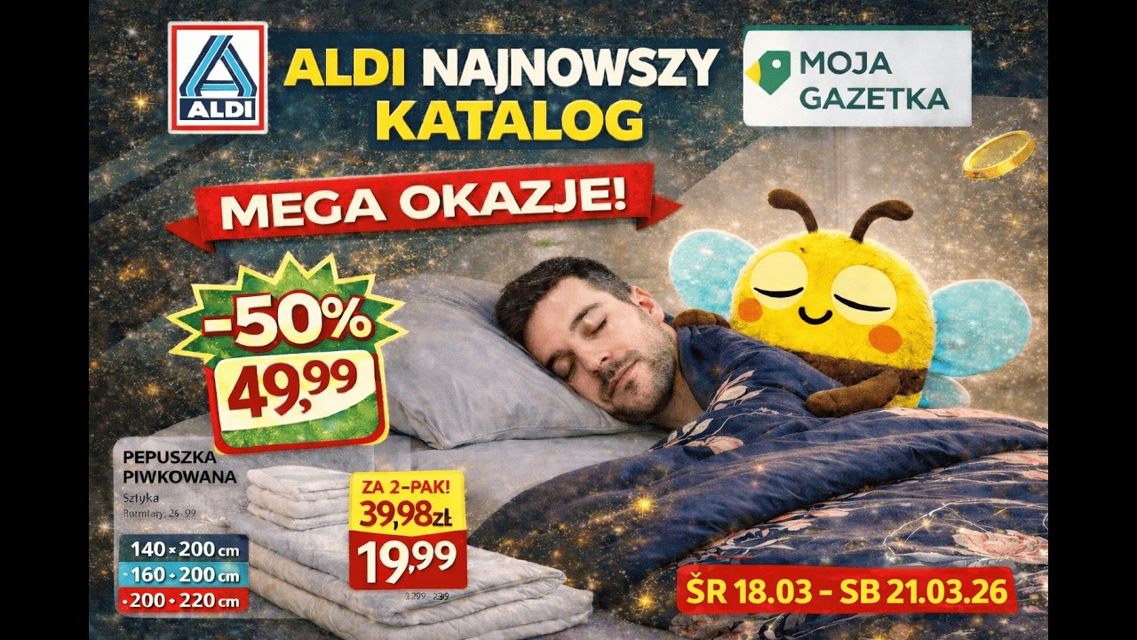 Aldi - NAJNOWSZY katalog 🛒 Komfort i jakość 🔥MEGA okazje | 18.03 - 21.03