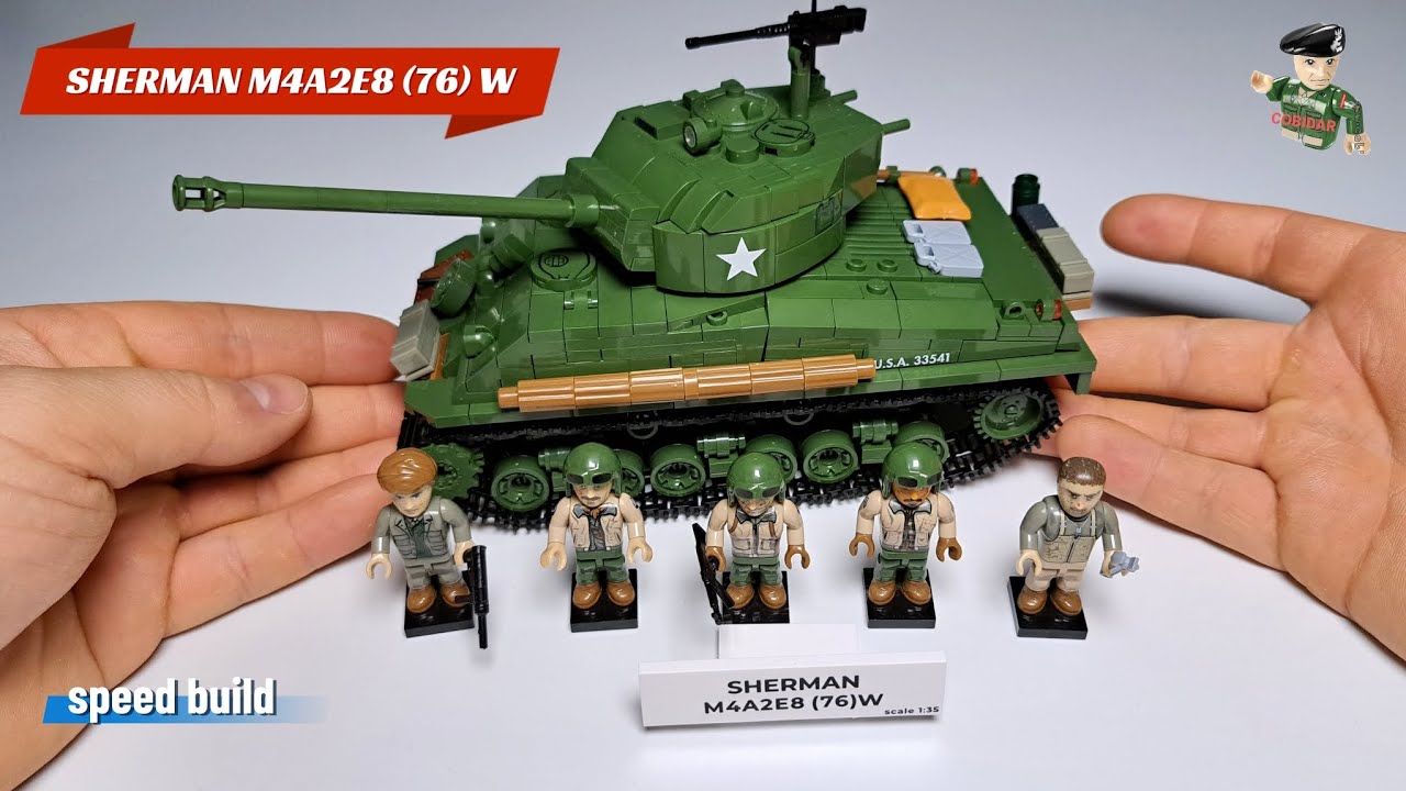 SHERMAN M4A2E8 (76) W - COBI 3118 (speed build)