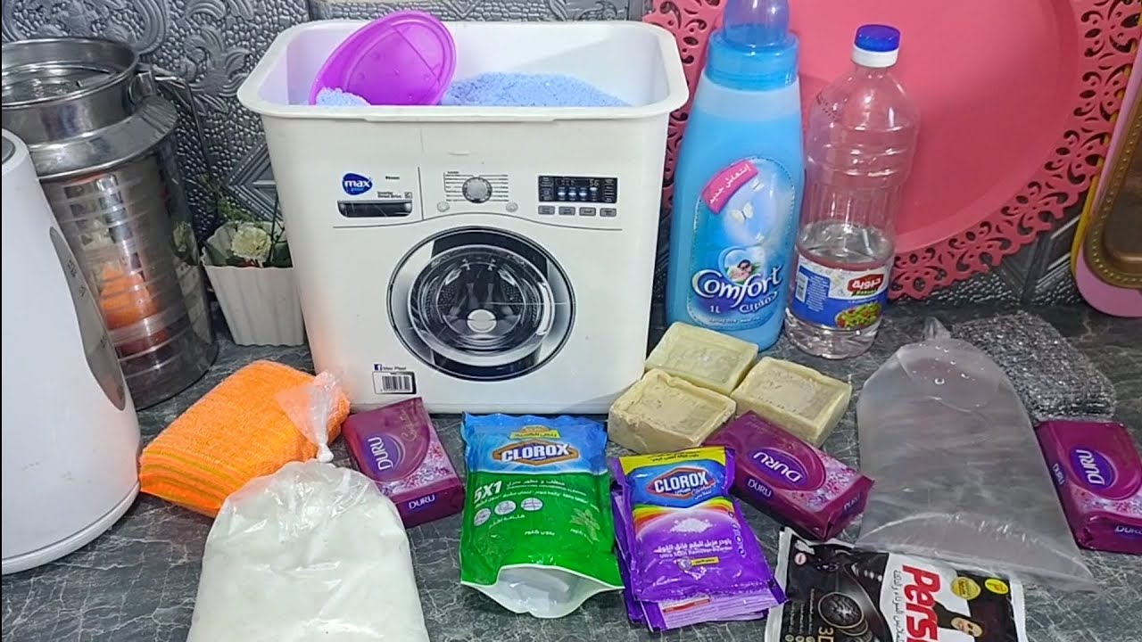 طريقتي في التوفير والتدبير في  المنظفات بتقعد معايه بالشهر  والشهرين ام كريم في التوفير مبتهزرش