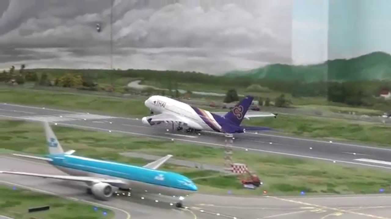 ドイツ旅行4（ミニチュアワンダーランド　A380離陸！）