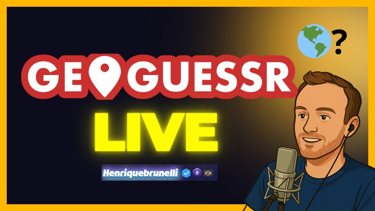 GeoGuessr ao vivo!! Bora!!