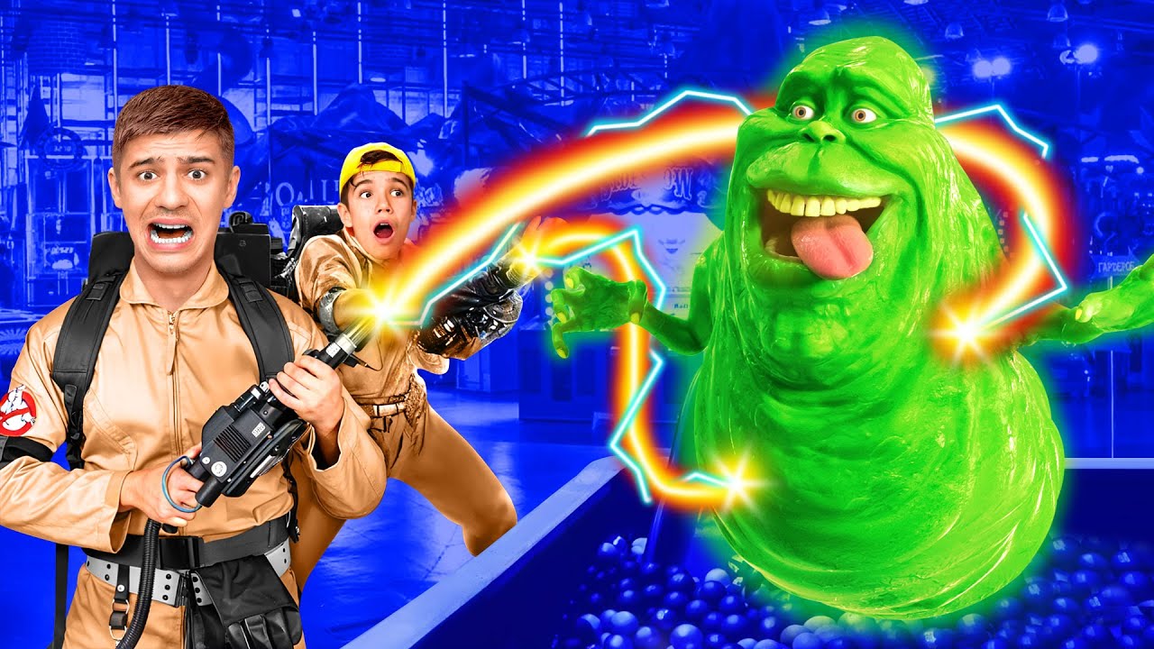 Охотники За Привидениями в Реальной Жизни ! – В Парке Развлечений