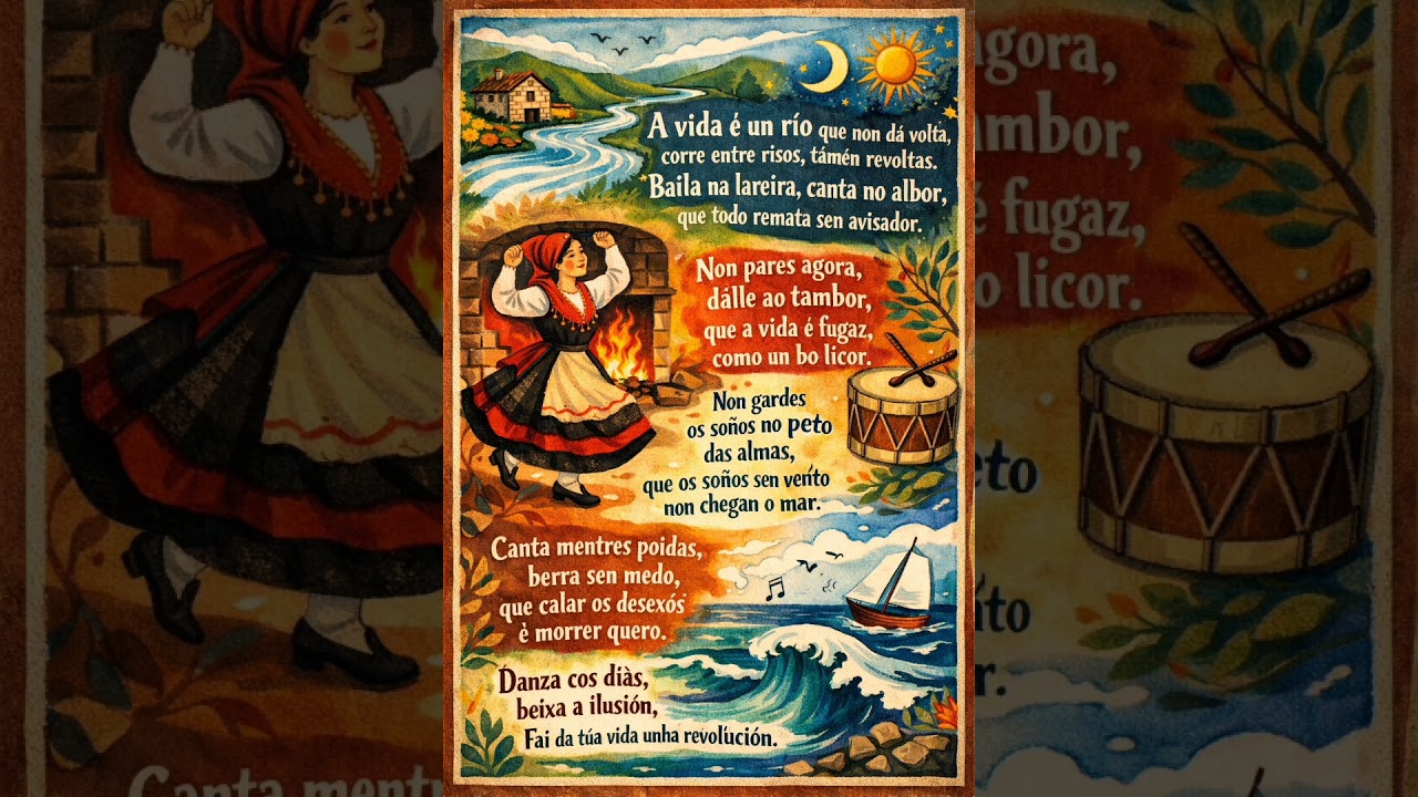 Sempre en galego "a vida e fugaz"