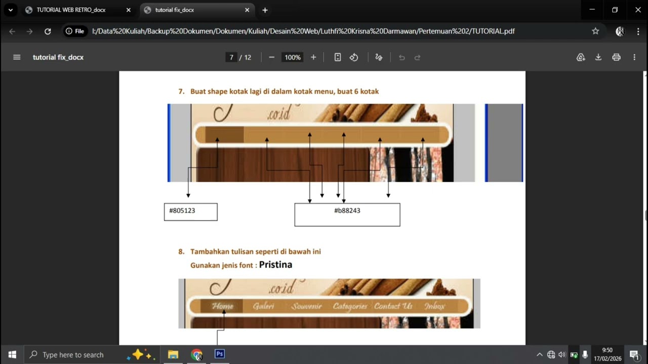 Desain Web Pertemuan 2 - Membuat desain jasa undangan (Universitas Stekom)