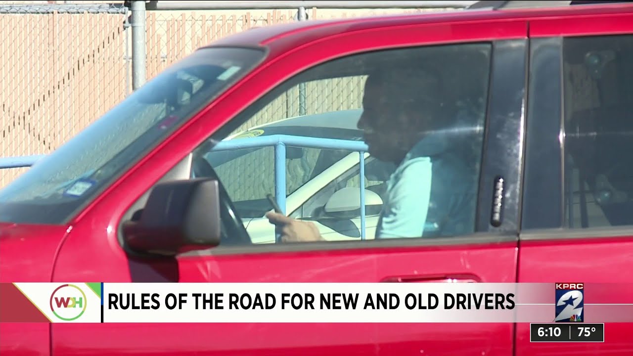 Rules of the road for new and old drivers