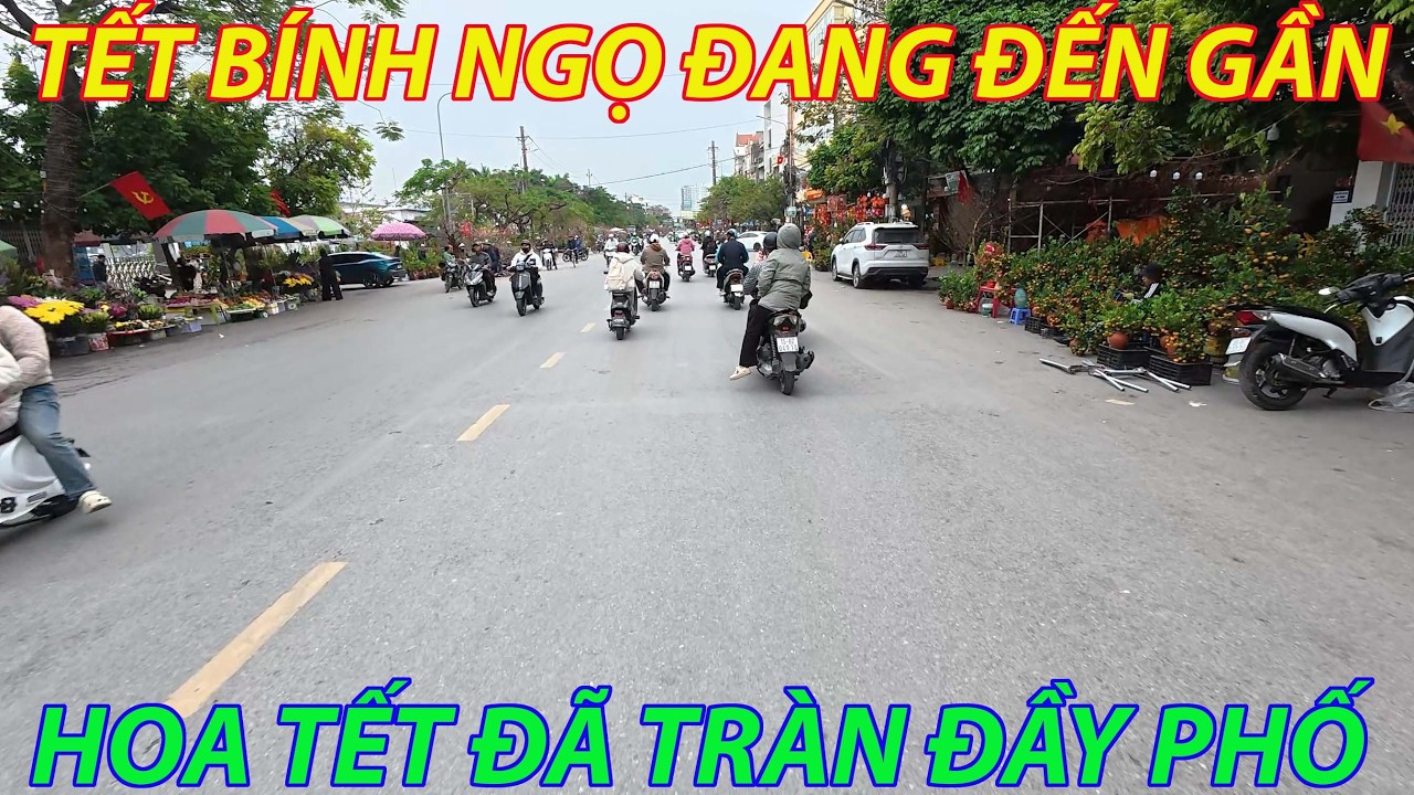 Camera hành trình 11 - Phố phường Hải Phòng vào khoảng 10 ngay trước tết Bính Ngọ