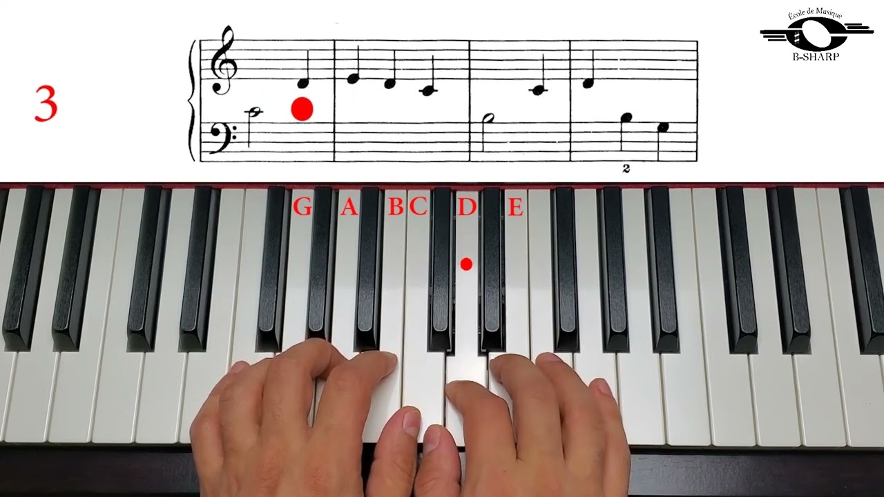 Funny Faces, Slow version, John Thompson`s easiest piano course, Book 1
