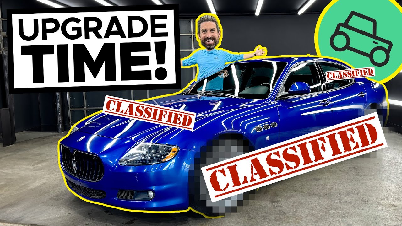 $14,000 Project Maserati Quattroporte Gets Budget Cosmetic Overhaul!