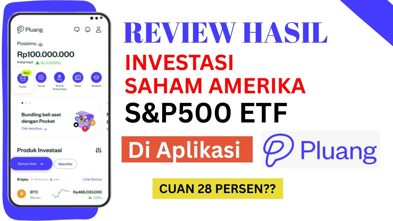 ✅ Review Investasi S&P500 di Aplikasi Pluang! Untung 28% 😱📈