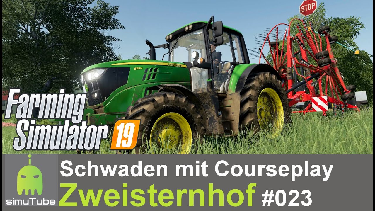 LS19 Zweisternhof - Schwaden mit Courseplay#23 Let&acute;s Play German HD