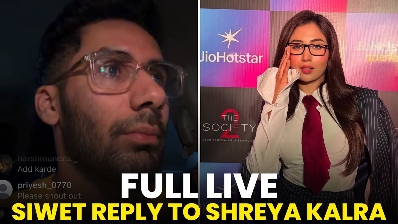 Siwet Tomar BREAKS SILENCE on Shreya Kalra’s Dig | FULL LIVE Reaction 🔥