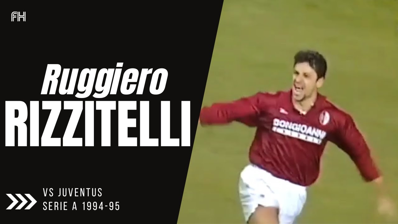 Ruggiero Rizzitelli ● Goal and  Skills ● FC Torino 3:2 Juventus ● Serie A 1994-95
