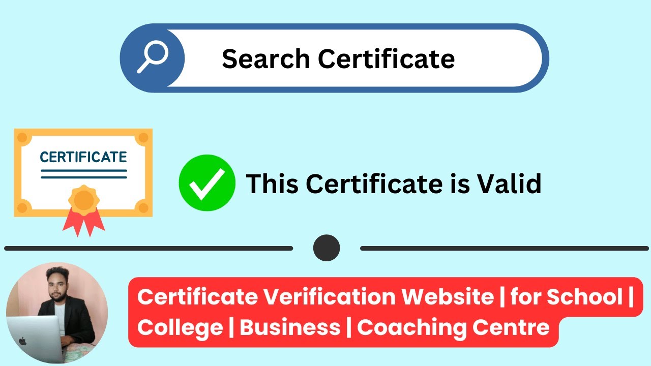 🎓 Certificate Verification Website Demo | How to Create Certificate Verification Tool for Business ✅