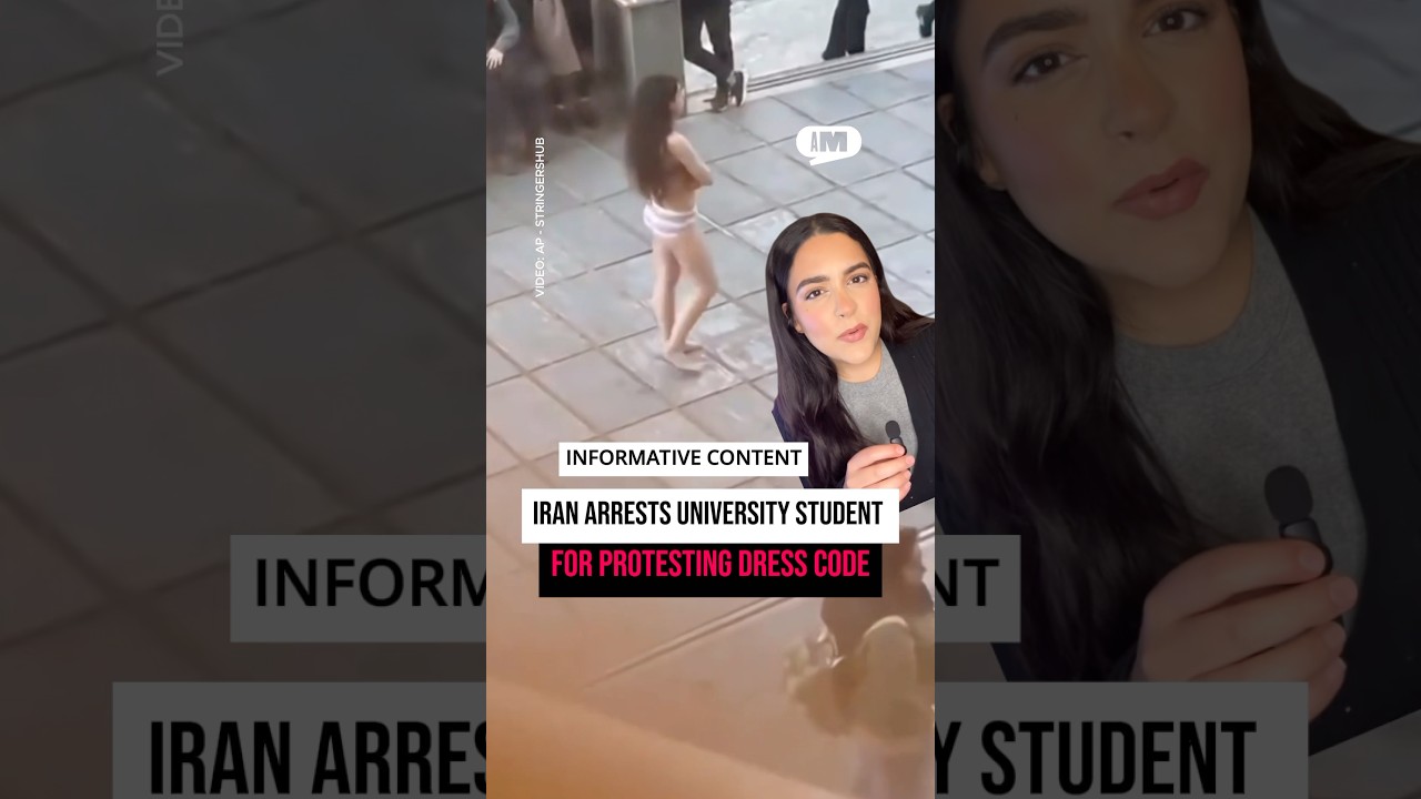 Iranian University Student Protests Against Strict Dress Code