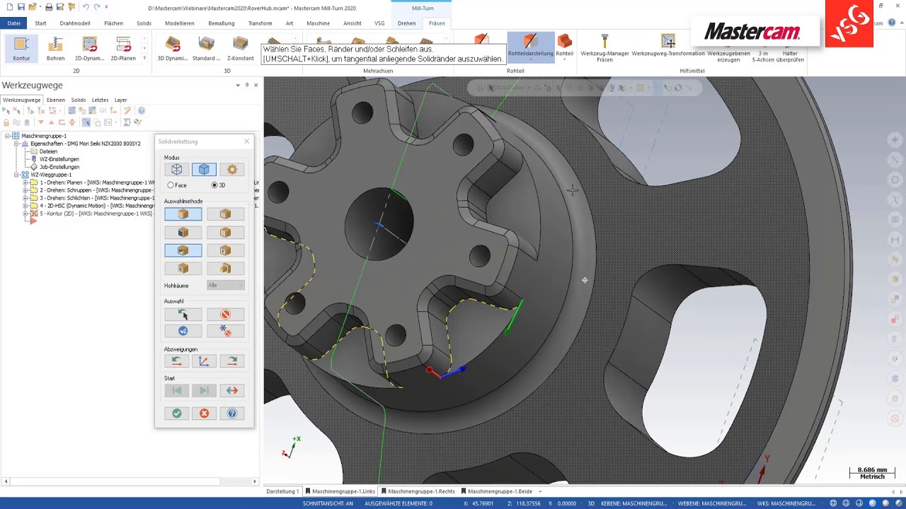 Mastercam 2020 | Mill-Turn – Webinar