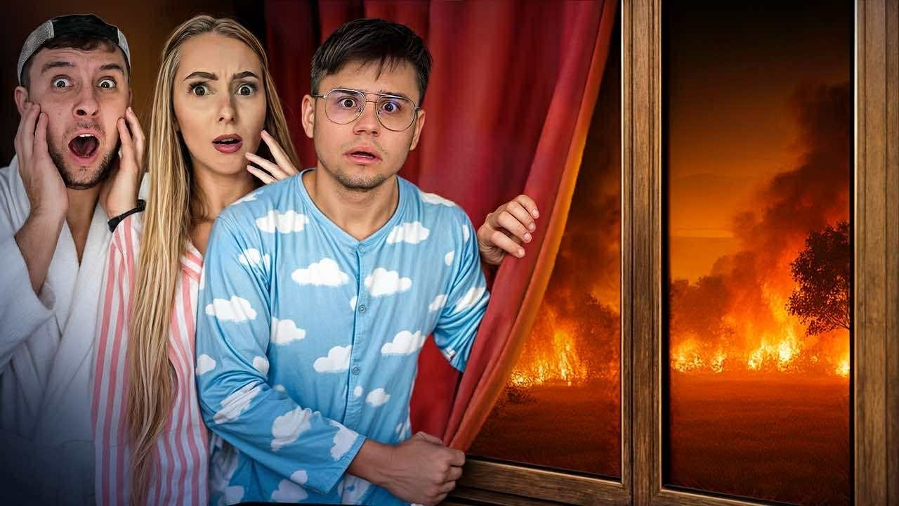 NA NASZYM OGRODZIE JEST POŻAR! 