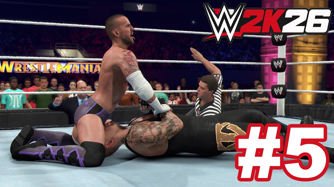 WWE 2K26 Showcase Part 5 - CM Punk vs The Undertaker WrestleMania 29