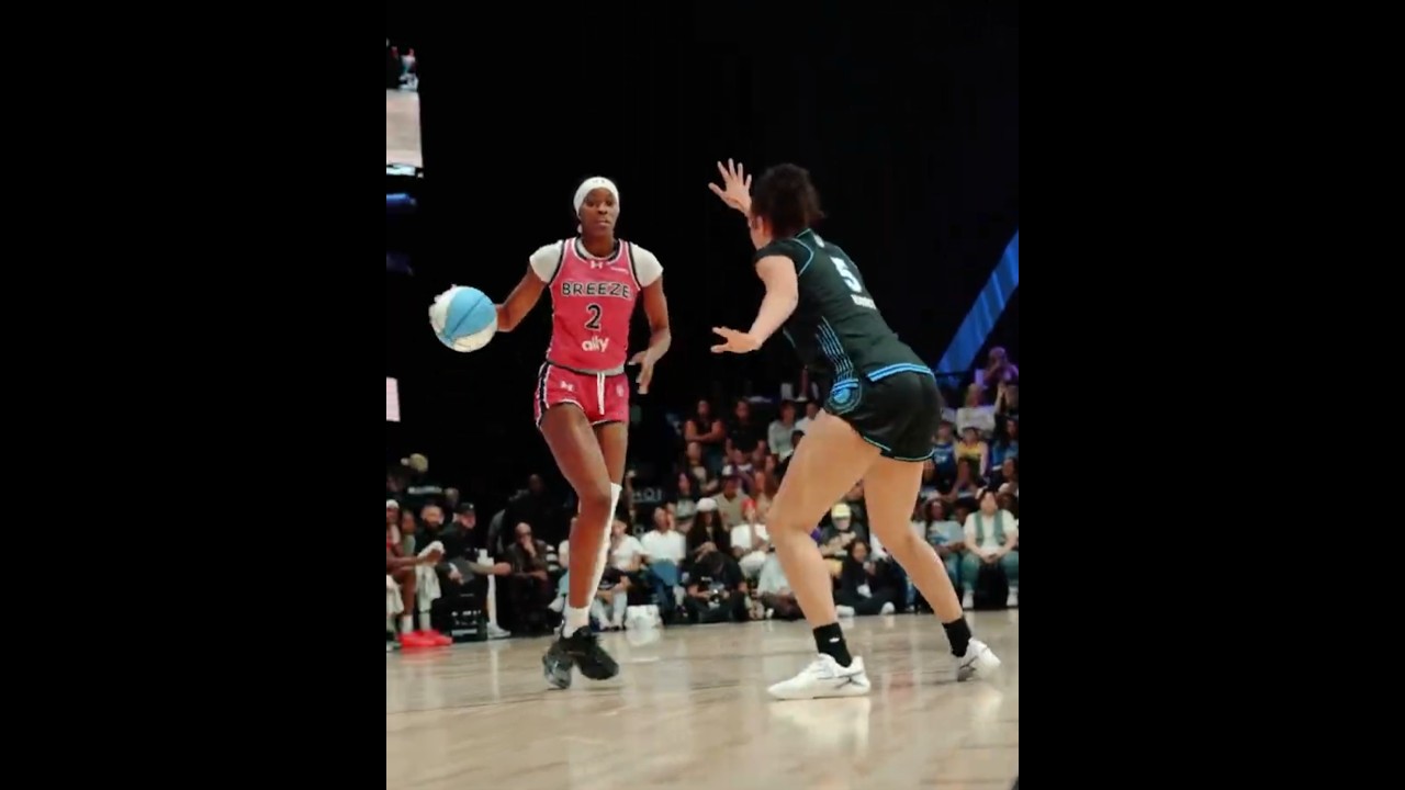 🔥 Rickea Jackson for 3 | Unrivaled Breeze women's basketball #shorts #short #basketball WNBA #wnba