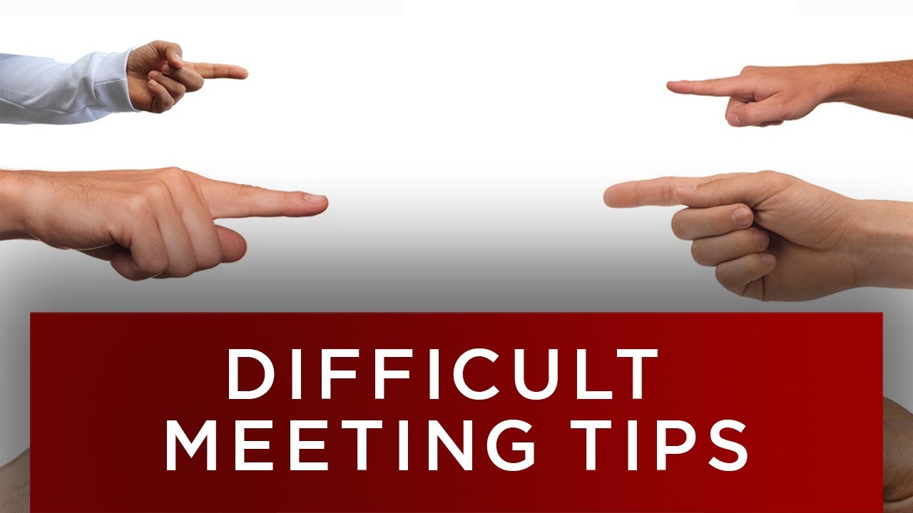 Facilitating Effective Business Meetings: Dealing with Difficult Meeting Participants