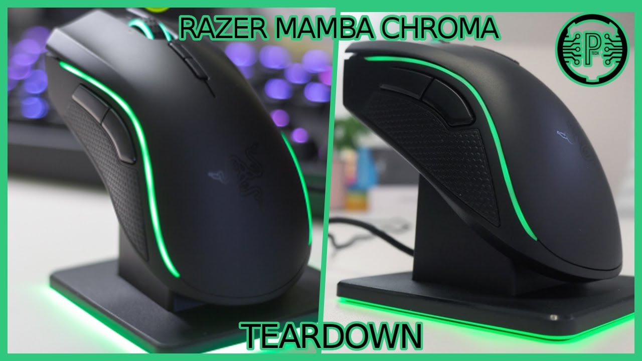 RAZER MAMBA CHROMA teardown/dismantle/dissample all parts !