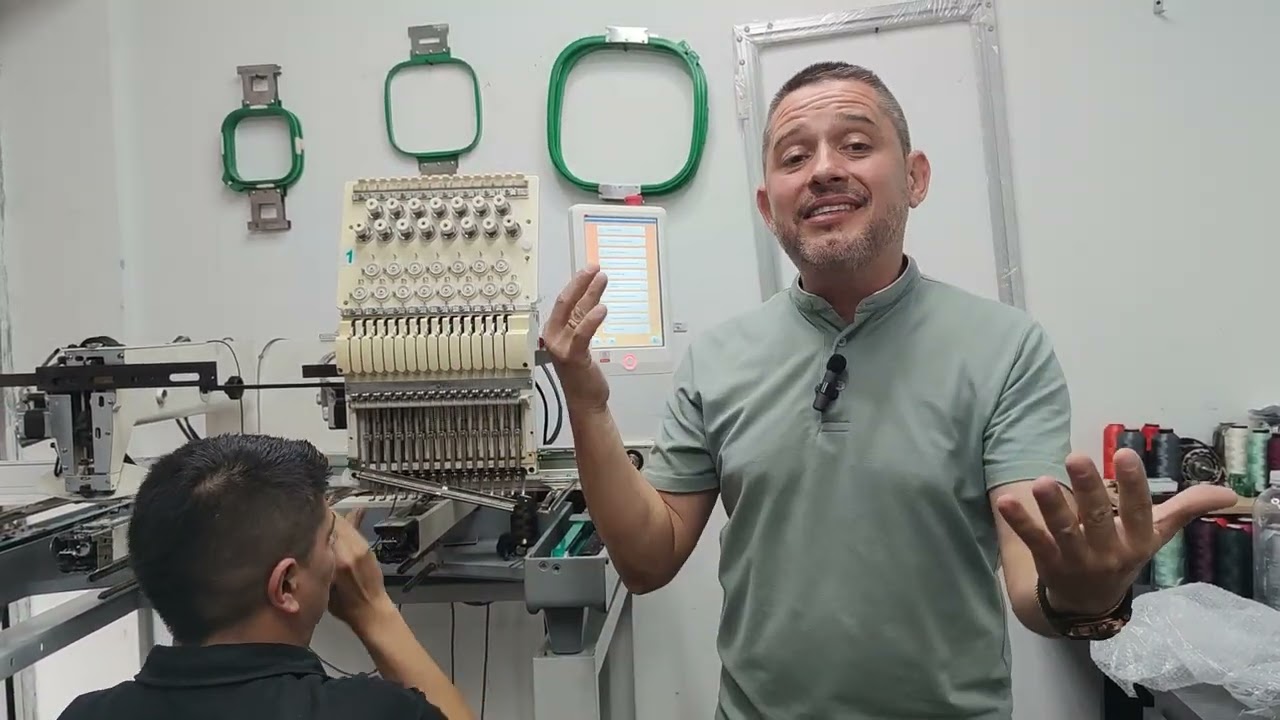 como cambiar un pisa lienzo en mi máquina Bordadora arreglo  máquina Bordadora distribuidor Maya