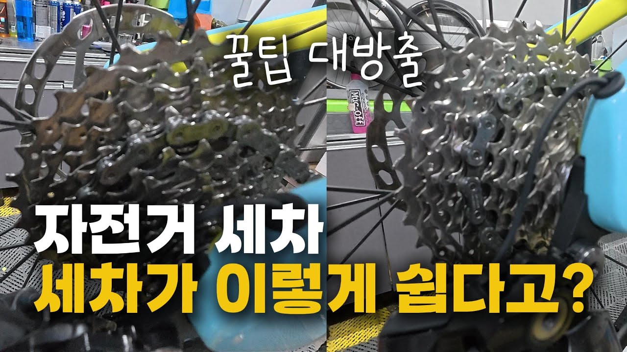 자전거세차 이렇게만 따라하세요