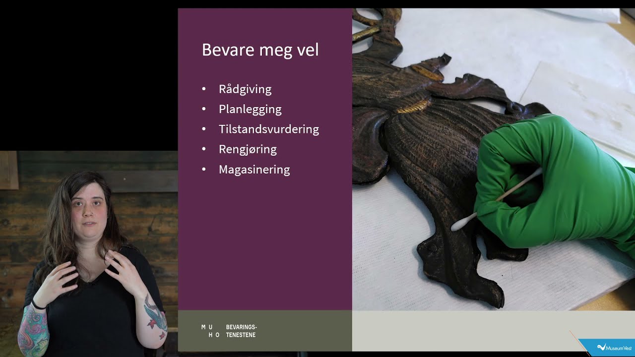 Hanseatisk Museum, konservering av malerier og gjenstander