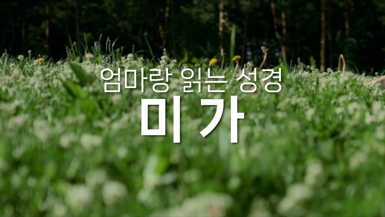 미가 / Micah. (1달1독). 바이블 동서남북
