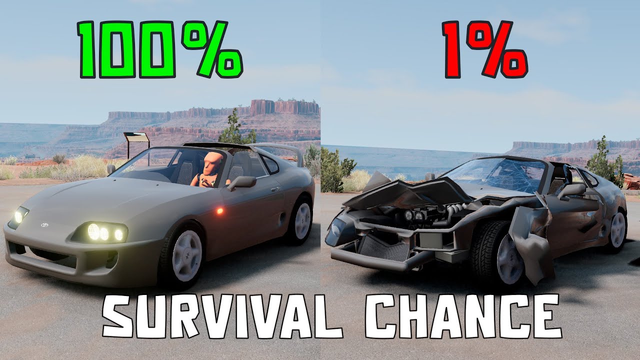 Realistic Survival Chance Crashes #9 | BeamNG.drive