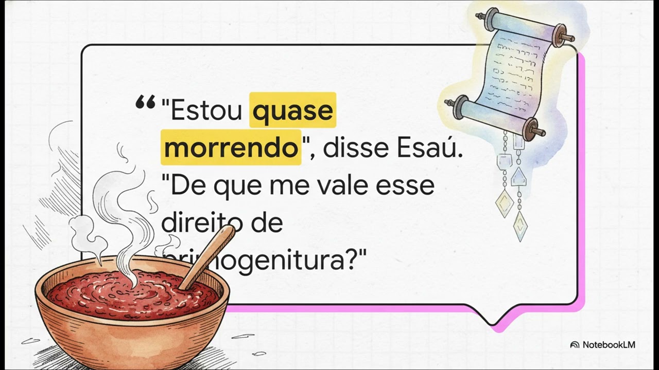 Título Gênesis 25 e 26 | A Venda da Primogenitura e a Fé nos Poços de Isaque