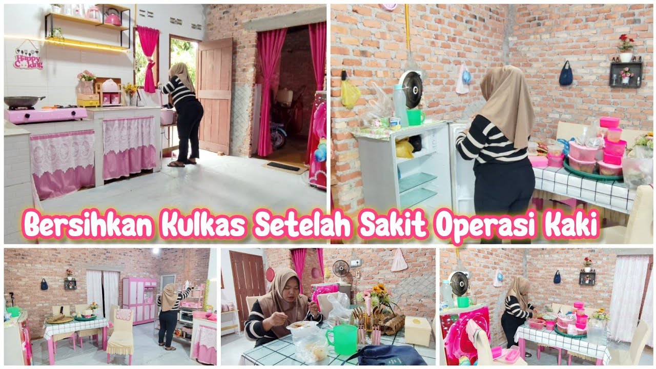 BERSIHKAN KULKAS LAGI SETELAH OPERASI KAKI || BERSIH BERSIH SEBELUM BELANJA MINGGUAN
