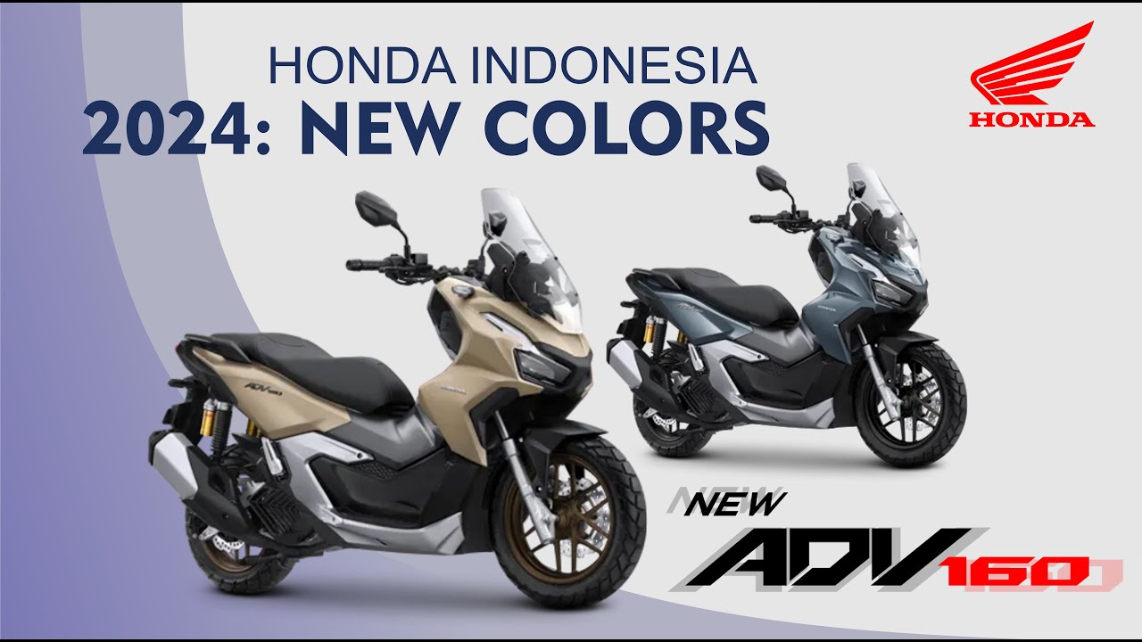 New ADV 160 (2024): New Colors - Honda Indonesia