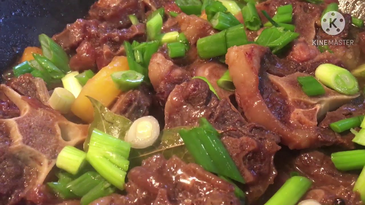 How to Cook Adobong Oxtail