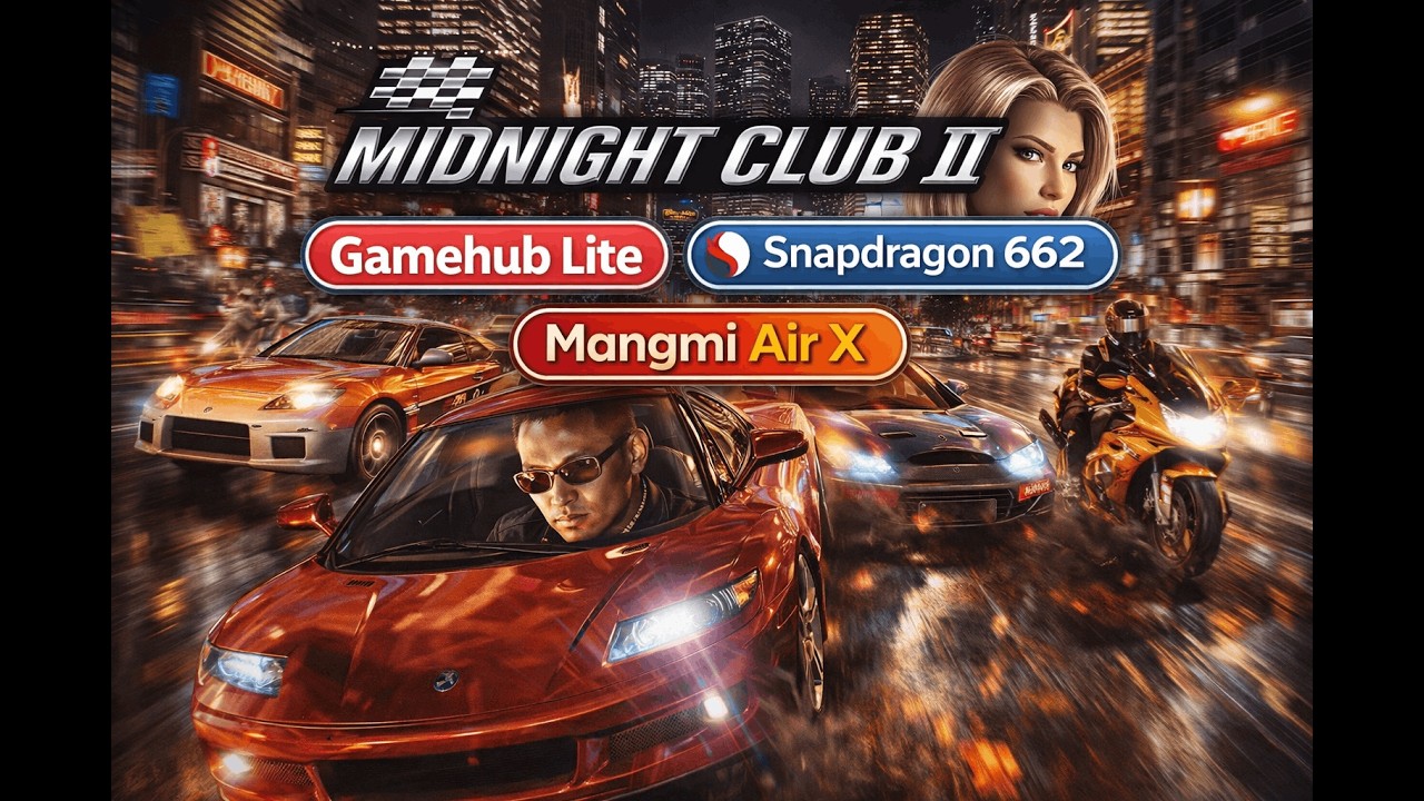 Midnight Club 2 | Gamehub Lite v5.1.3 | Mangmi Air X | Snapdragon 662 | Settings & Gameplay